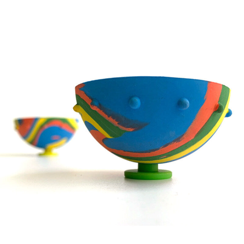 Bouncy & Spin Rubber Popping Bowls