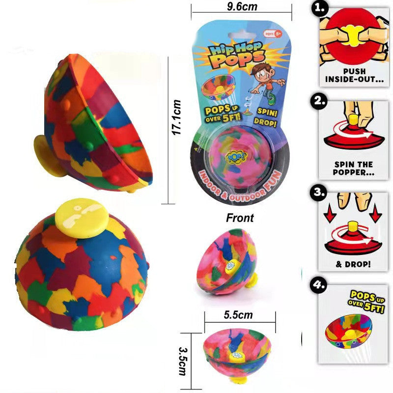 Bouncy & Spin Rubber Popping Bowls