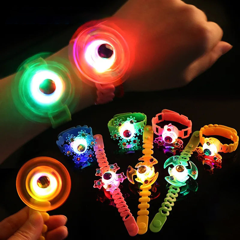 LED Light Fidget Spinner Bracelet
